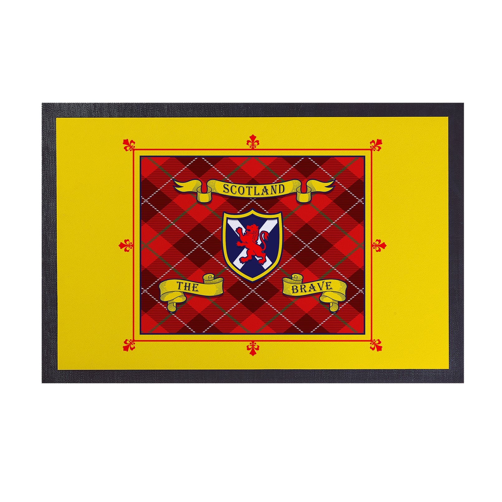 Scotland The Brave Door Mat - 60cm x 40cm