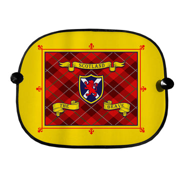 Scotland The Brave - Car Sun Shade - Set of 2