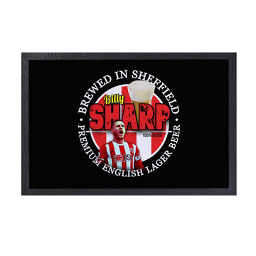 Sheffield  Billy Sharp  - Football Legends - Door Mat -60cm X 40cm