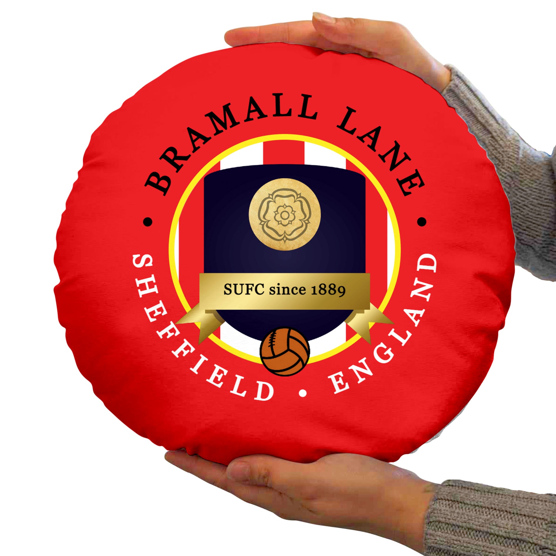 Sheffield  Bramall Lane - Football Legends - Circle Cushion 14"