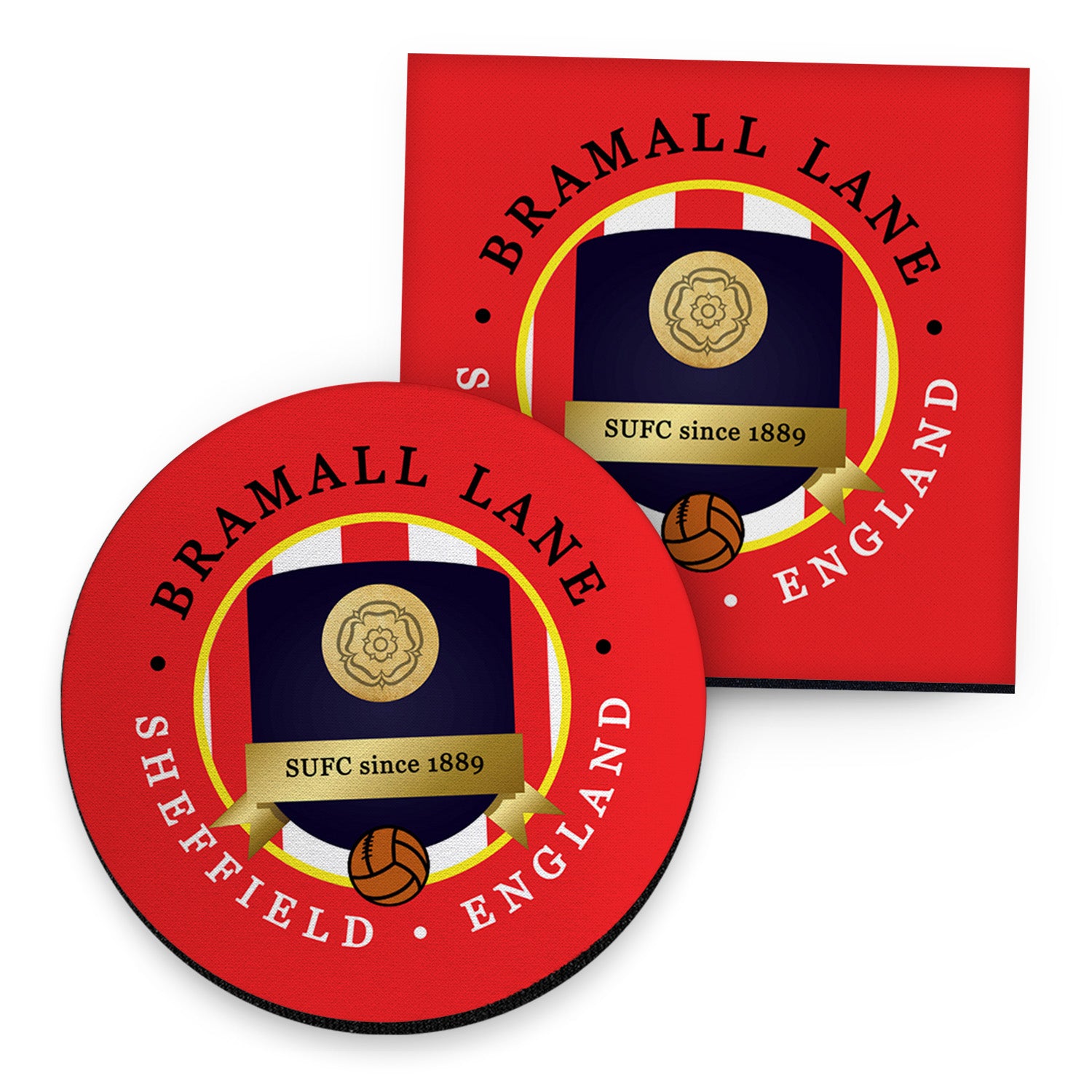 Sheffield  Bramall Lane - Football Coaster - Square Or Circle