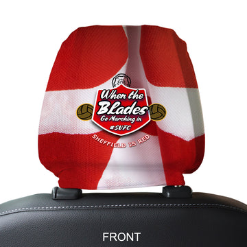 Sheffield  Marching in - Football Legends - Headrest Cover