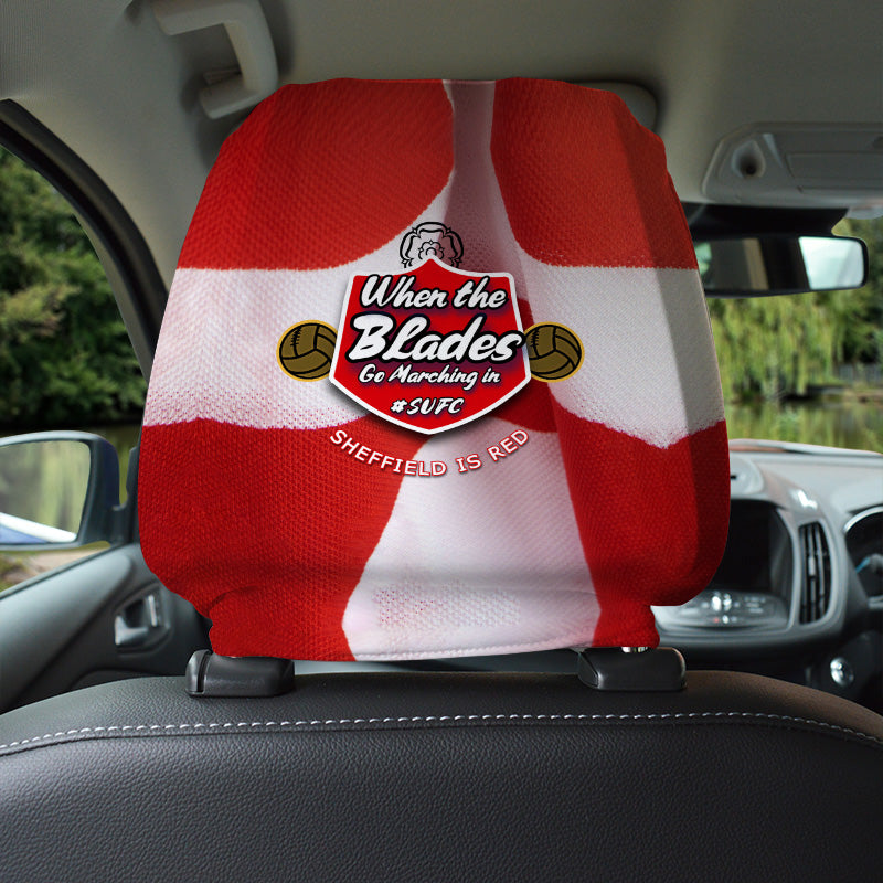 Sheffield  Marching in - Football Legends - Headrest Cover