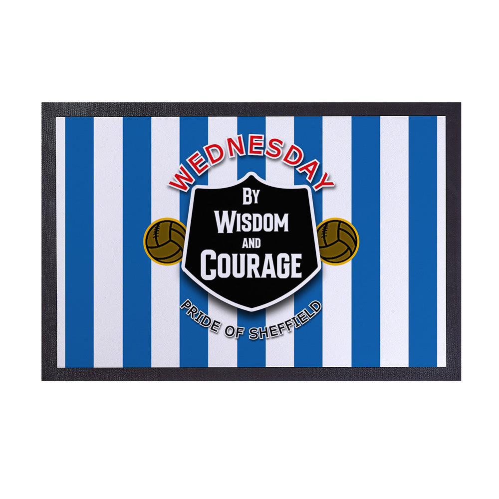 Wednesday Courage - Football Legends - Door Mat -60cm X 40cm