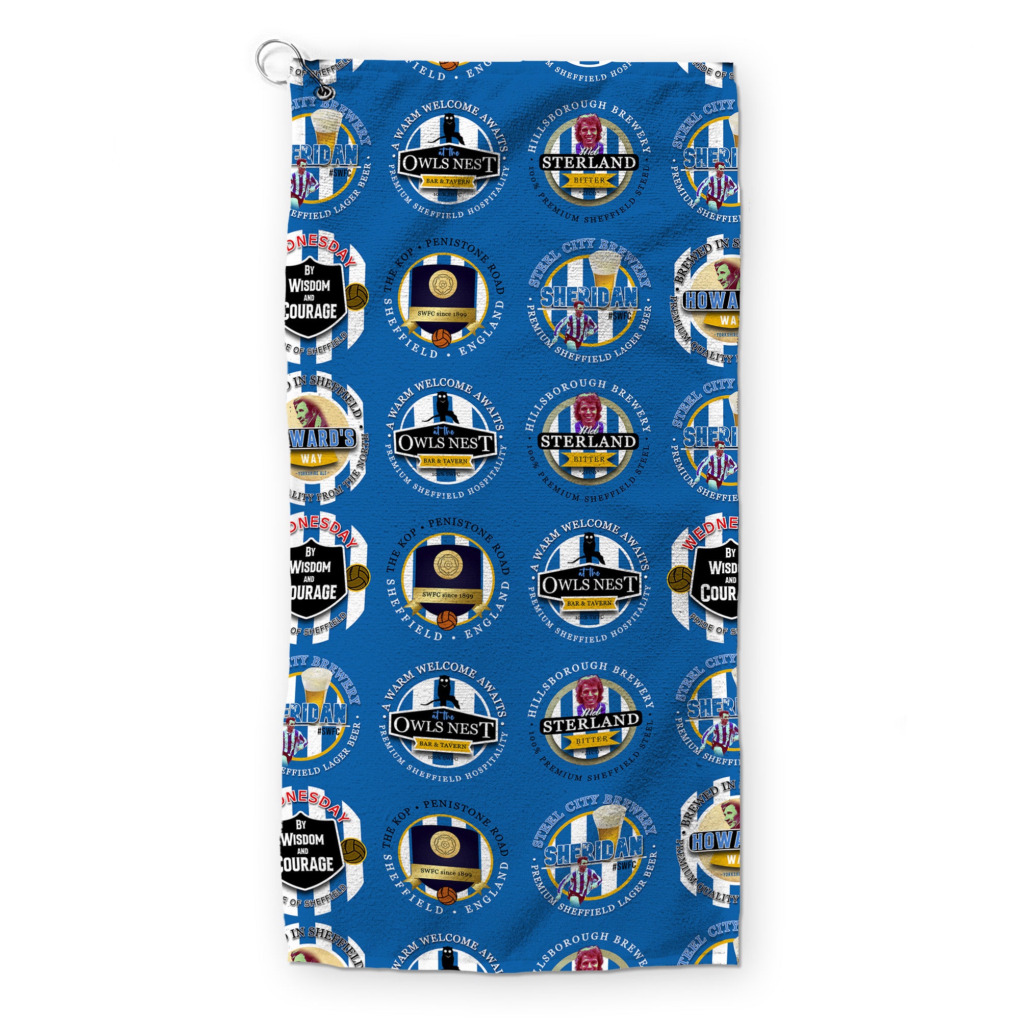 Wednesday - Football Legends - Retro Lightweight, Microfibre Golf Towel