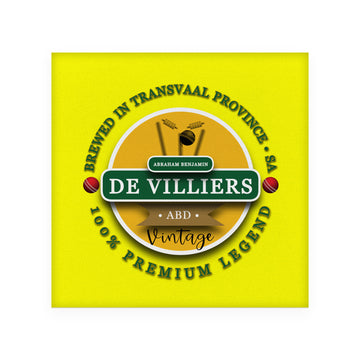 South Africa De Villiers - Coaster - Circle or Square