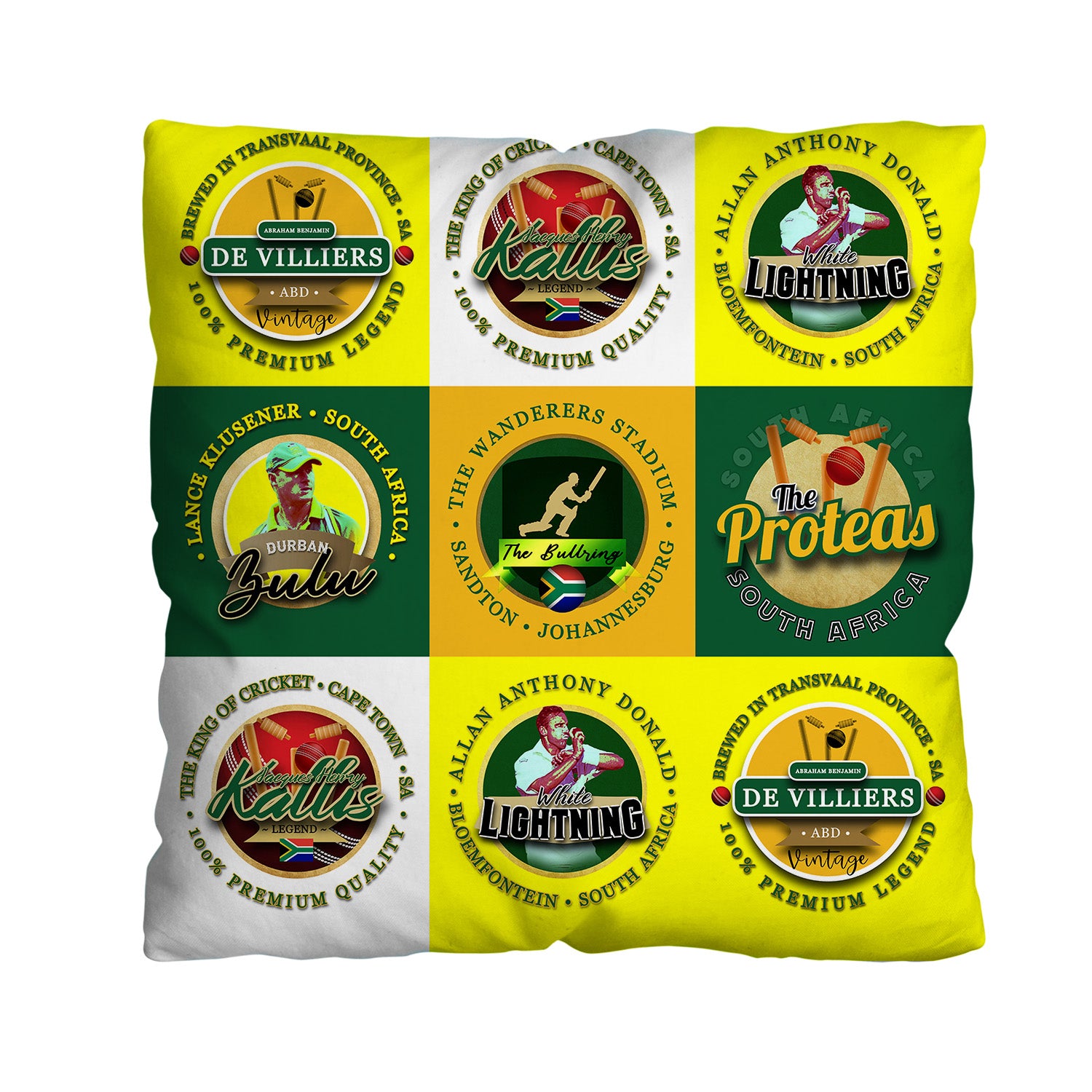 South Africa Proteas Cricket - Cushion - Two Sizes