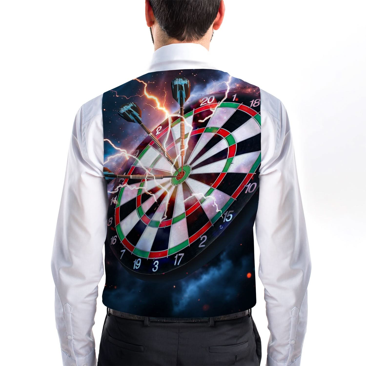 Darts Cosmic Design - Novelty Costume Fancy Dress Waistcoat ( 4 sizes available )