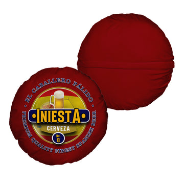 Spain Iniesta  - Legend Collection - Circle Cushion 14