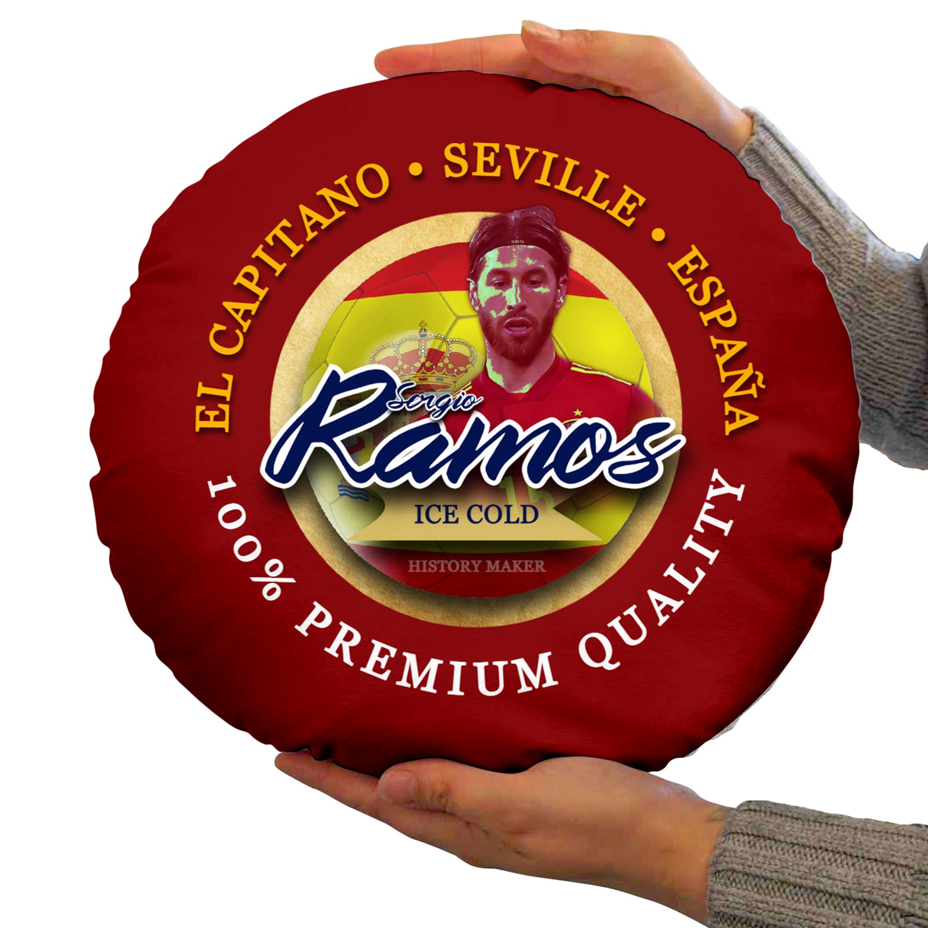 Spain Ramos  - Legend Collection - Circle Cushion 14"