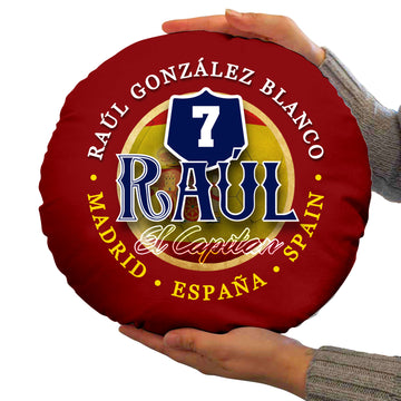 Spain Raul  - Legend Collection - Circle Cushion 14"