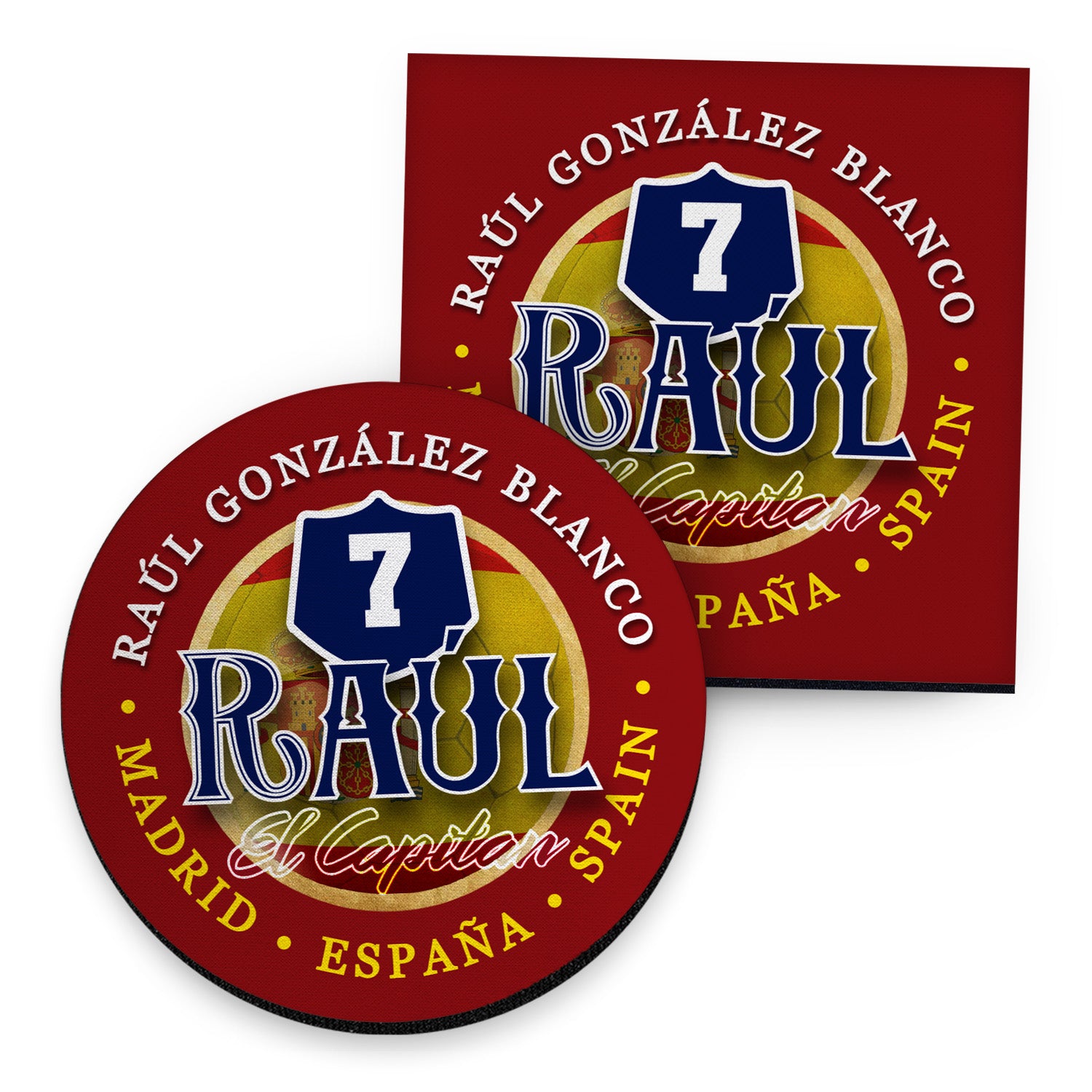 Spain Raul - Coaster - Circle or Square