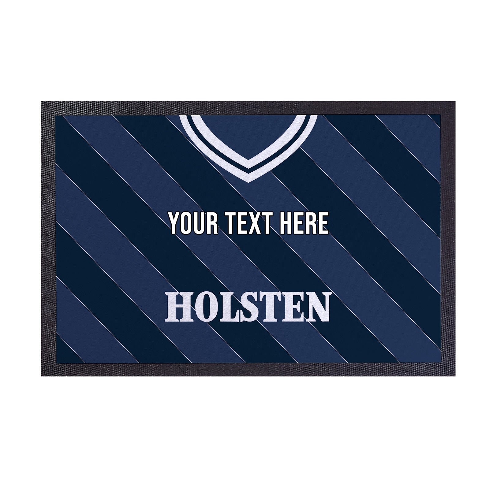 Totts 1986 Away Shirt - Personalised Retro Door Mat - 60cm x 40cm