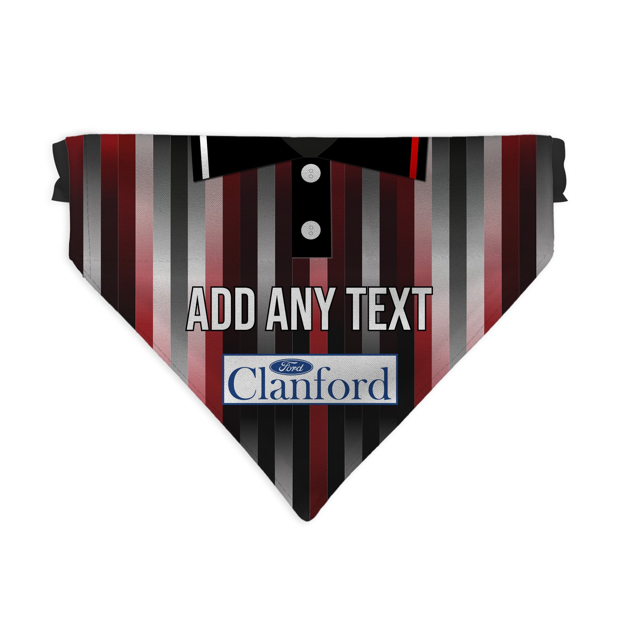 St Mirren 1994 Away Shirt - Personalised Pet Bandana - 4 Sizes