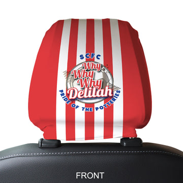 Stoke Delilah_- Football Legends - Headrest Cover