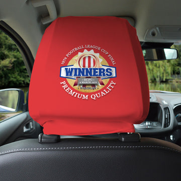 Stoke League Cup_- Football Legends - Headrest Cover