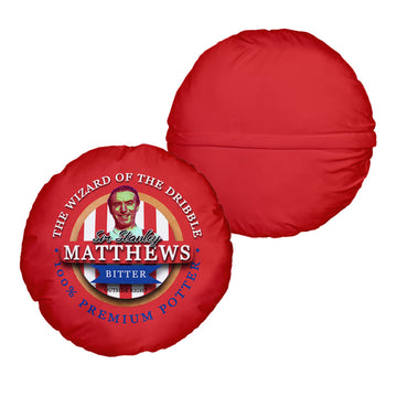 Stoke Matthews - Football Legends - Circle Cushion 14