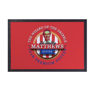 Stoke Matthews  - Football Legends - Door Mat -60cm X 40cm