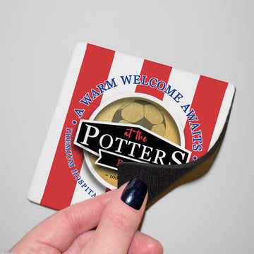 Stoke Potters_- Football Coaster - Square Or Circle