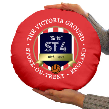Stoke Victoria - Football Legends - Circle Cushion 14