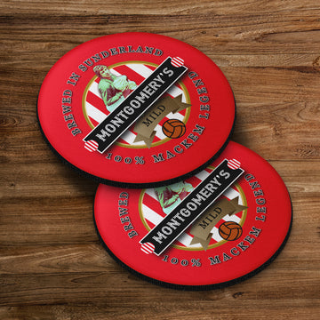 Sunderland Montgomery - Football Coaster - Square Or Circle