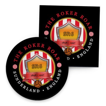 Sunderland Roker Roar - Football Coaster - Square Or Circle