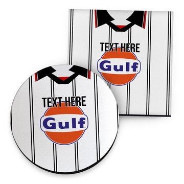 Swansea 1995 Home Shirt - Personalised Drink Coaster - Square Or Circle