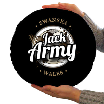 Swansea Jack Army - Football Legends - Circle Cushion 14