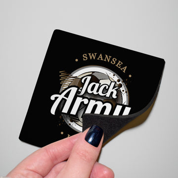 Swansea Jack Army - Football Coaster - Square Or Circle