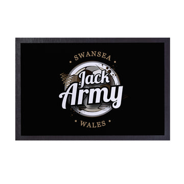 Swansea Jack Army  - Football Legends - Door Mat -60cm X 40cm