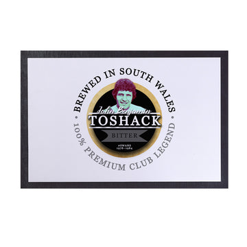 Swansea Toshack  - Football Legends - Door Mat -60cm X 40cm