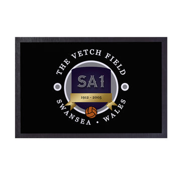 Swansea Vetch  - Football Legends - Door Mat -60cm X 40cm
