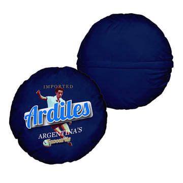 Totts Ardiles - Football Legends - Circle Cushion 14