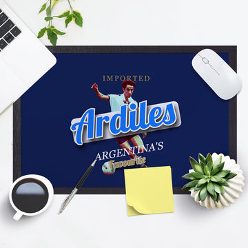 Totts Ardiles  - Football Legends - Door Mat -60cm X 40cm