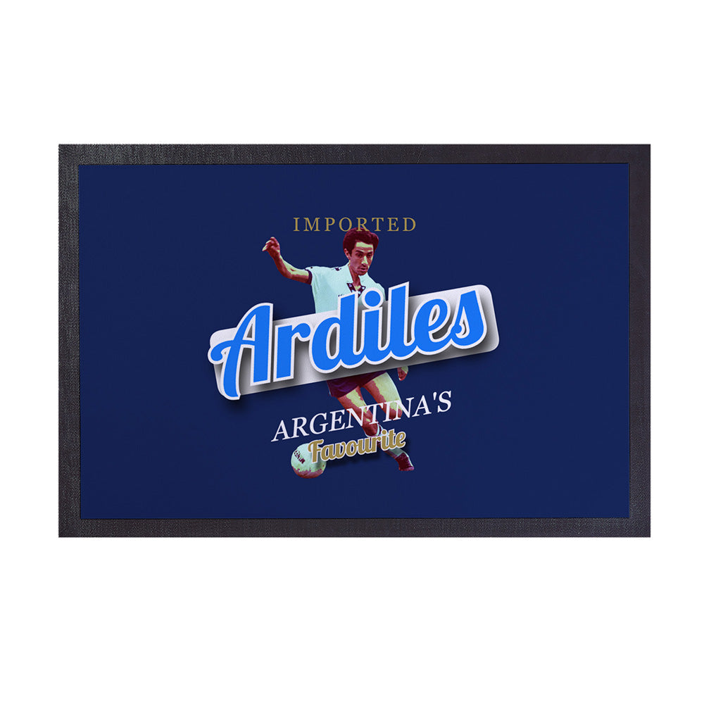 Totts Ardiles  - Football Legends - Door Mat -60cm X 40cm