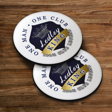 Totts Ledley King - Football Coaster - Square Or Circle