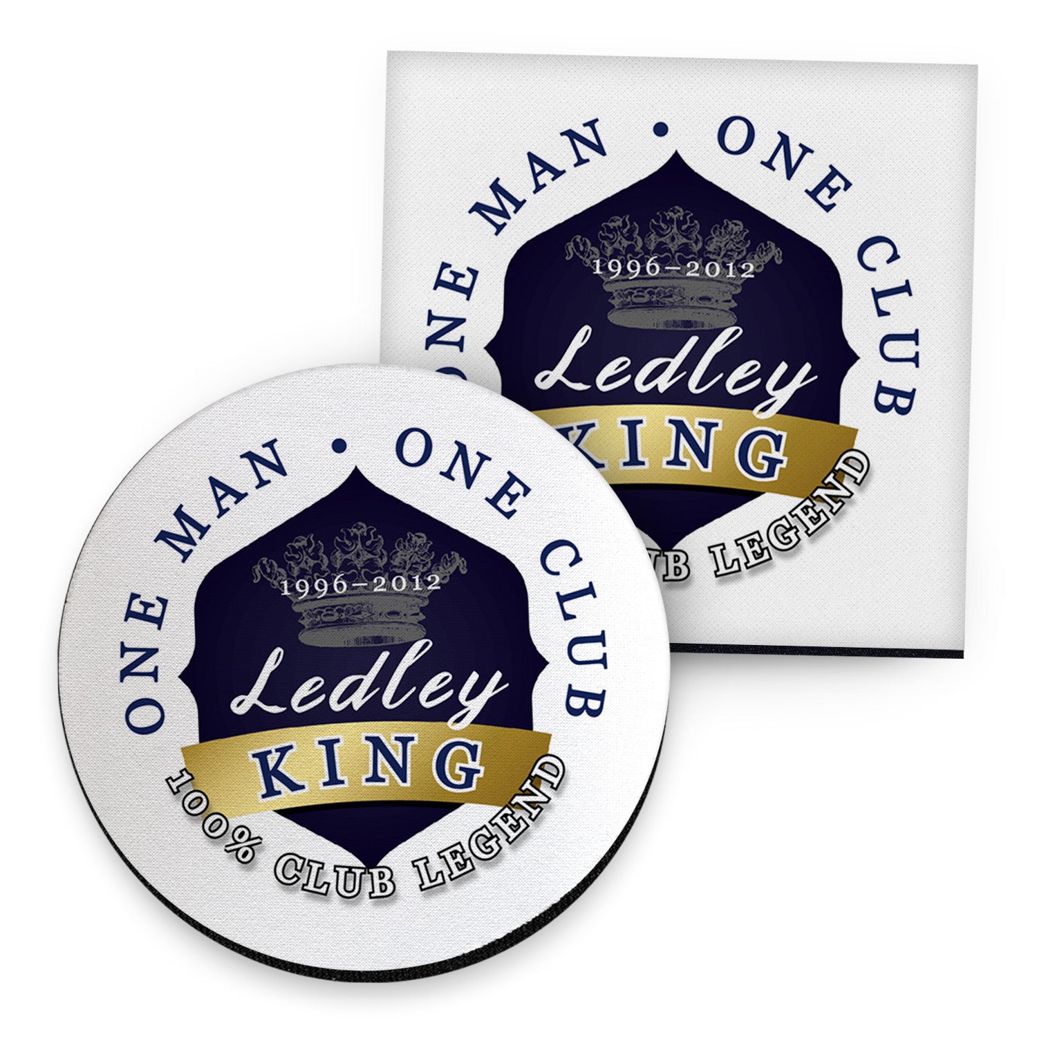 Totts Ledley King - Football Coaster - Square Or Circle