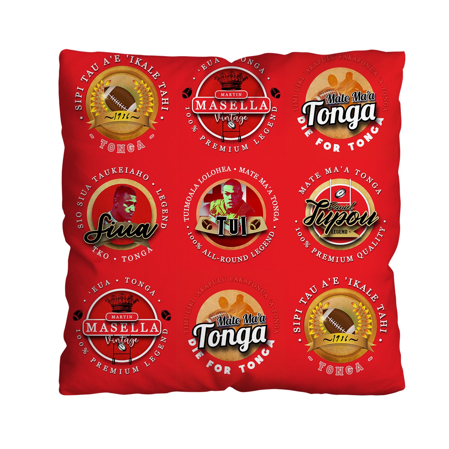 Tonga Rugby League  - Cushion - Two Sizes