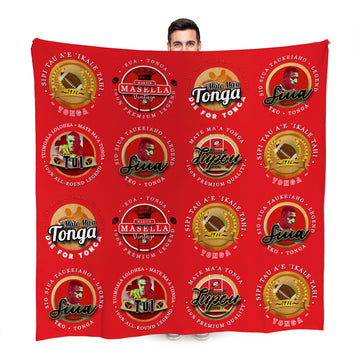 Tonga Rugby League - Legend Collection - Fleece Blanket 150cm X 150cm