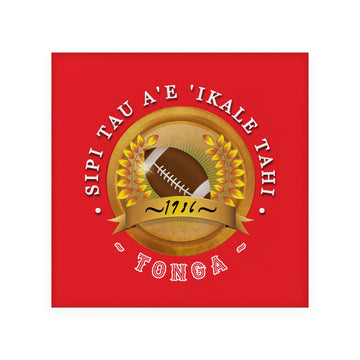 Tonga Rugby League 1986 - Coaster - Circle or Square