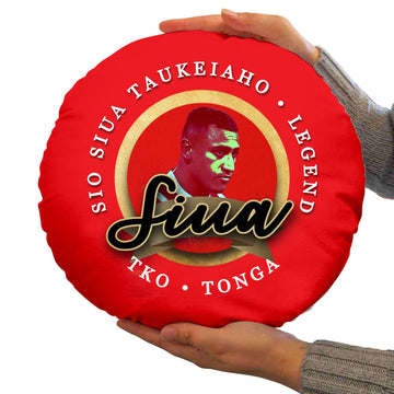 Tonga Rugby League Siua  - Legend Collection - Circle Cushion 14