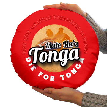 Tonga Rugby League die for tonga  - Legend Collection - Circle Cushion 14