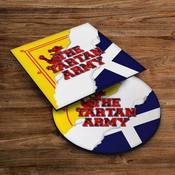 The Tartan Army Rip - Drinks Coaster - Square Or Circle