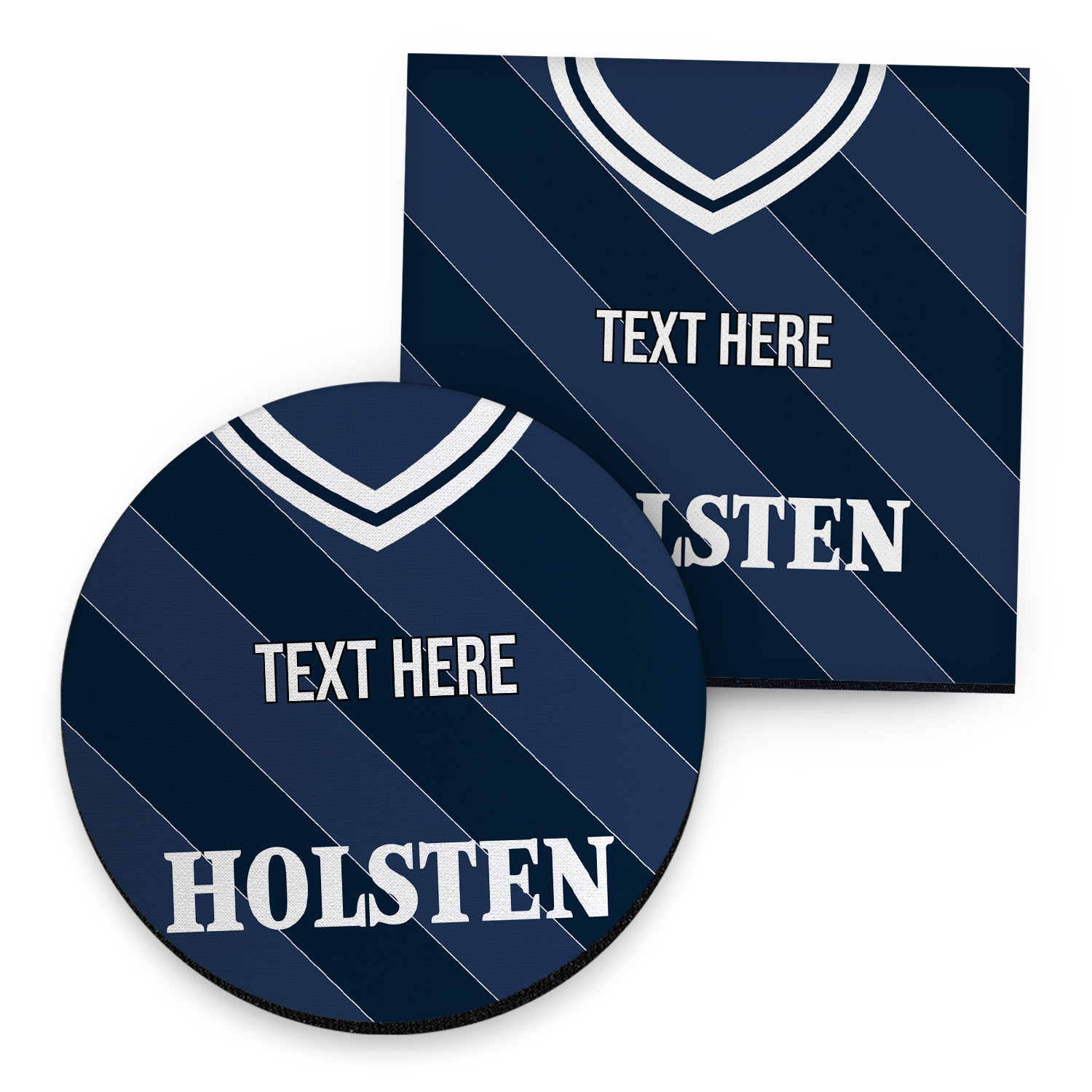 Totts 1986 Away Shirt - Personalised Drink Coaster - Square Or Circle