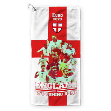 Football Art England Euro 2020 - Golf Towel