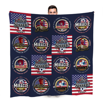 USA - Football Legends - Fleece Blanket 150cm X 150cm