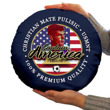 USA PULISIC  - Legend Collection - Circle Cushion 14"