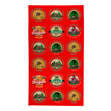 Wales Rugby League - Legend Collection - Beach Towel