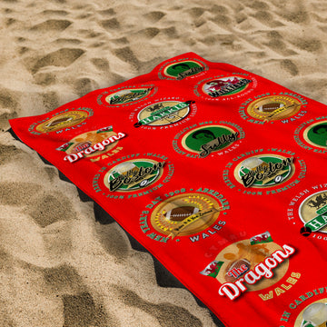 Wales Rugby League - Legend Collection - Beach Towel