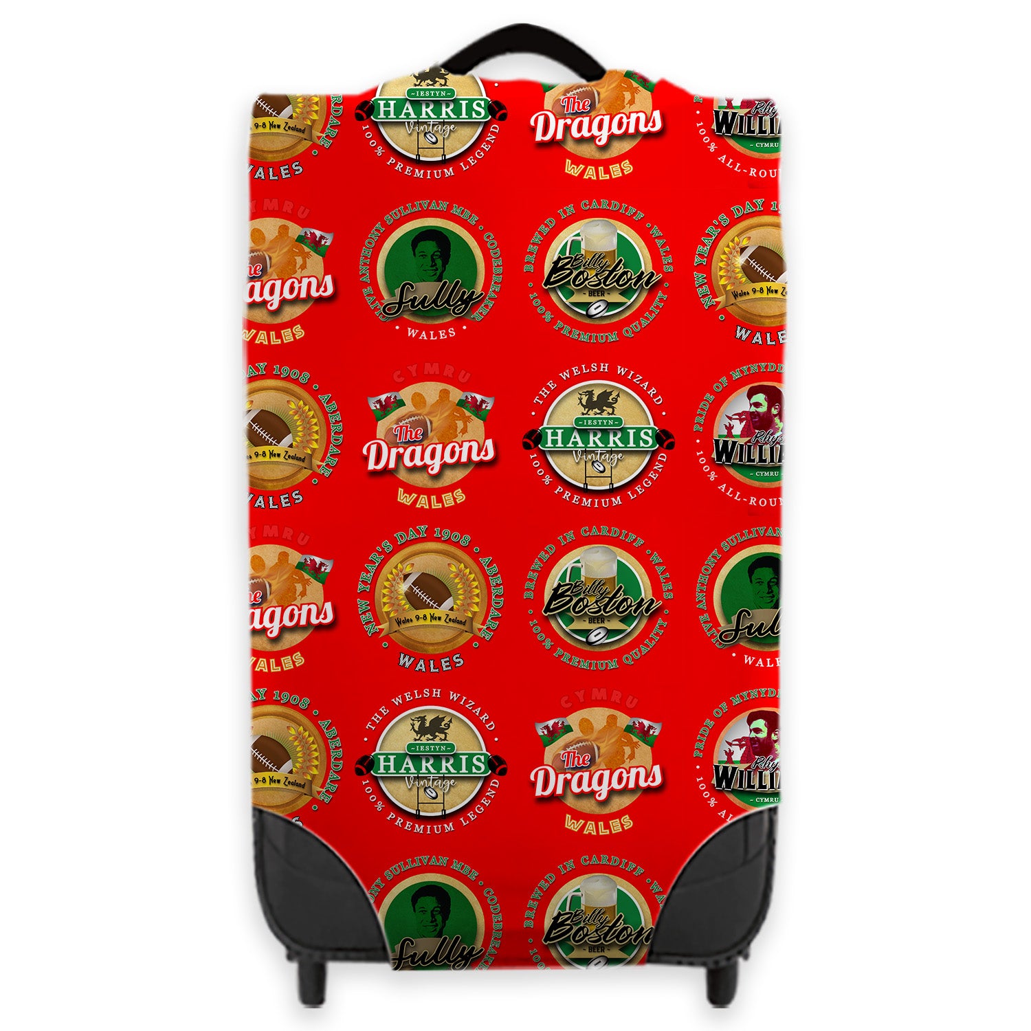 Wales Rugby League- Caseskin Luggage Cover - 3 Sizes